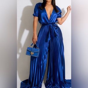 Sexy Blue Jumpsuit